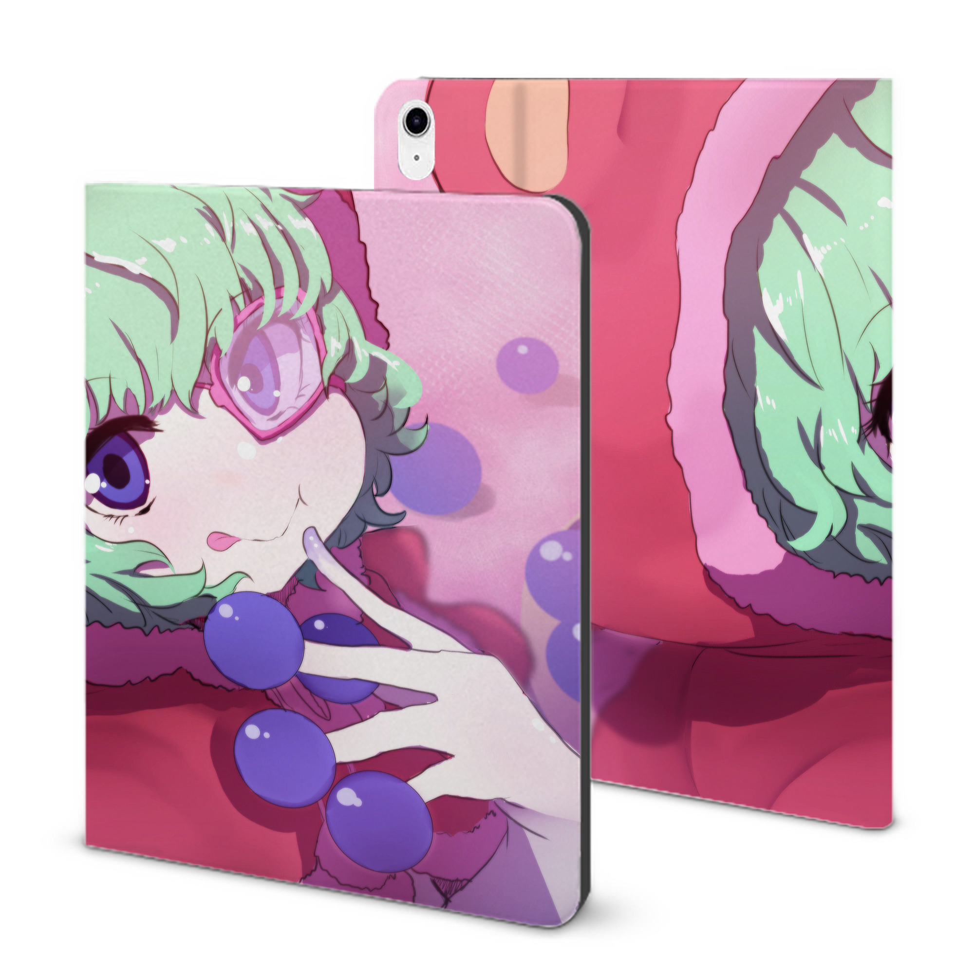 （画像用） ワンピース ONE PIECE IPad ケース ブック型 PUレザー TPU 耐衝撃 軽量 薄型 ペン収納なし 全面保護 IPad 各モデル対応